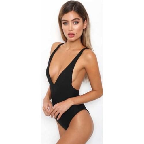 New push up Plus Size One Piece Swimsuit Women Retro Vintage fold Bathing Suits Beachwear soild color Monokini SwimWear