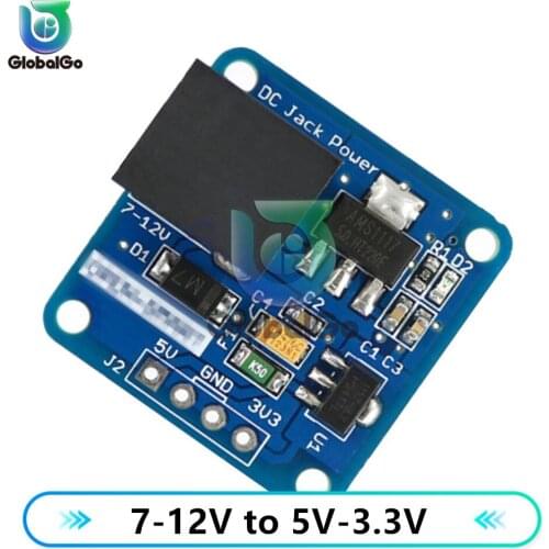 7-12V to 5V/3.3V Step-down Buck Power Supply Converter Module for Arduino DC Buck Power Module