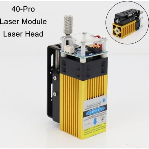 Professional Version 40W laser module laser head With adjustable sliding group ultra-fast engraving of stainless steel