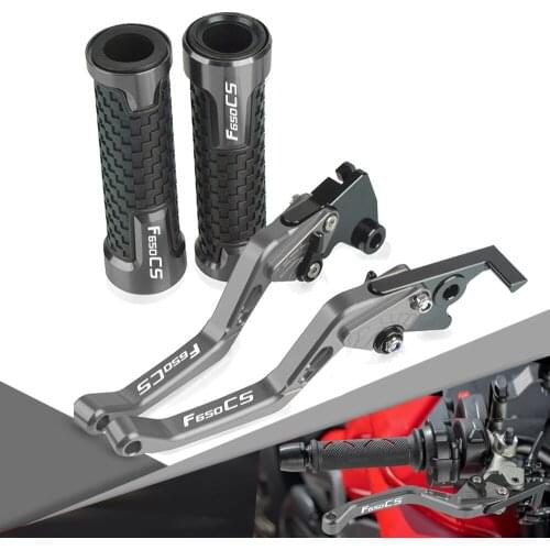 FOR BMW F650CS DAKAR 2000-2007 2006 2005 2004 Motorcycle Accessories aluminum New Adjustable Brake Clutch Lever handlebar handle