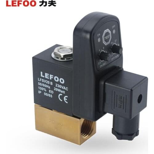 Drain solenoid valve Two-way normally closed two-position two-way press Solenoid switch