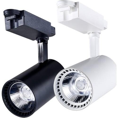 LED Track Light 12W 20W 30W COB Ceiling Rail lights For Pendant Kitchen Clothes Shop Shoes Store