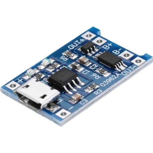 10Pcs TP4056 Micro USB 5V 1A 18650 Lithium Battery Charging Protection Board TE585 Lipo Charger Module