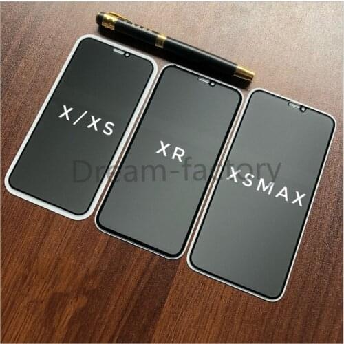 300PCS Full Cover Privacy Tempered Glass Antispy Screen Protector for iPhone 12 Mini 11 Pro Max X Xs Max Xr 6 6S 7 8 Plus