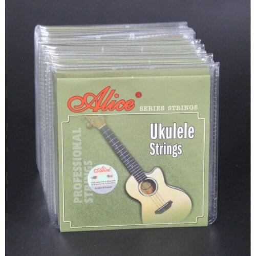 10 Sets Alice AU04 Clear Nylon Ukulele Strings BFDA (.022 .028 .032 .022)