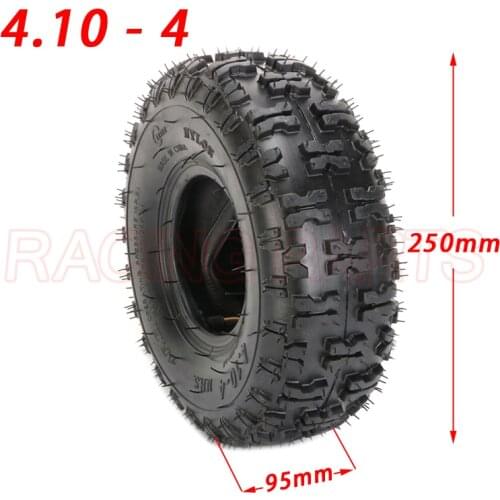 4.10/3.50-4 410/350-4 ATV Quad Go Kart 47cc 49cc Chunky 4.10-4 Tire inner tube Fit All Models 3.50-4 4" tire