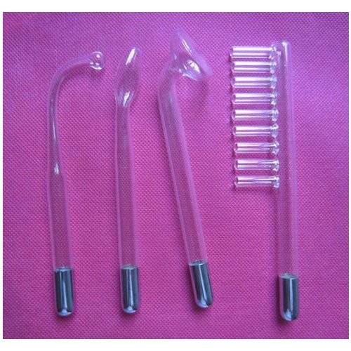 High Frequency Electrode Sticks Glasses Accessories parts Facial Spa Acne Face care Replacement Beauty Parts 4pcs/set
