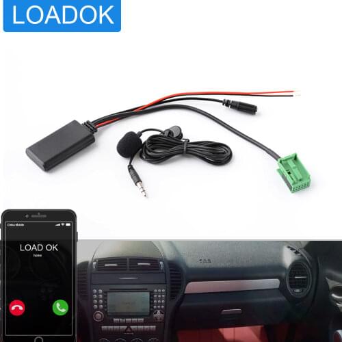 Car Audio Music Aux Bluetooth Adapter Bluetooth Adapter for Mercedes SLK SL Comand NTG 2.5 Radio DVD Cargador De Bluetooth
