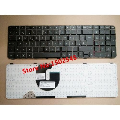 Free shipping new original laptop keyboard for HP DV7-4000 DV7-4100 DV7T-4100 DV7-4290 SP keyboard with frame 608559-071