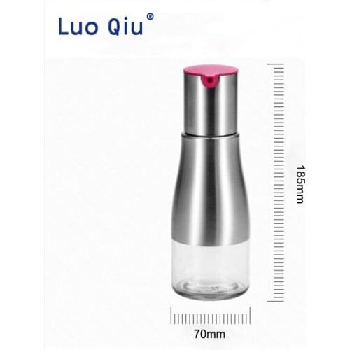 Bottles for oil and vinegar Tools Oil glass Stainless Steel Olive Mister Oil Spray Pump Bottle Oil Sprayer aceitera cocina 1PC
