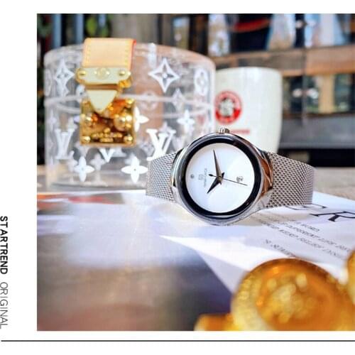 NAVIFORCE Watches Women Silver Clock Calendar Quartz Stainless-Steel Girl Waterproof Fashion Casual Lady Watch Relogio Feminino