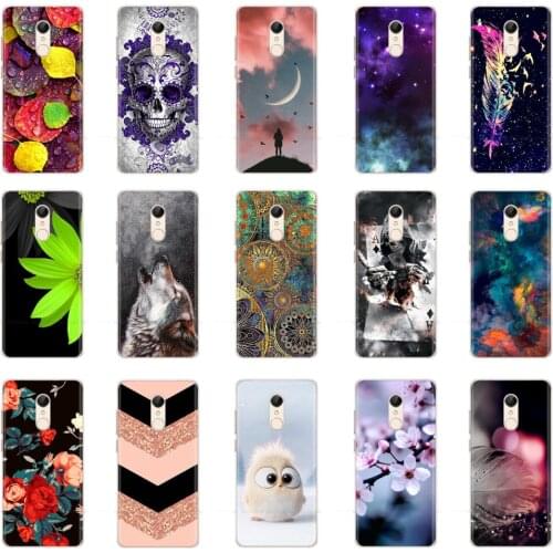 Phone Case For Xiaomi Redmi 5 5Plus Case Silicone Back Cover For Xiomi Redmi 5 Plus Case Pattern For Xiaomi Redmi 5 Plus Redmi5