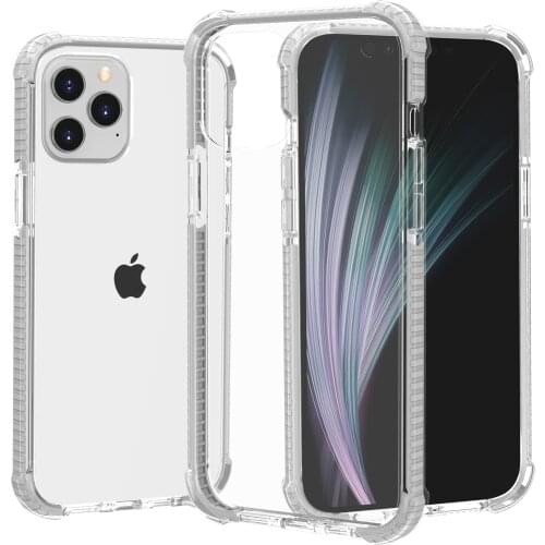 For iPhone 11/iPhone 12 Pro Max Case Clear Heavy Duty Protective Crystal Back Cover with Shockproof Bumper Casefor iPhone X XR