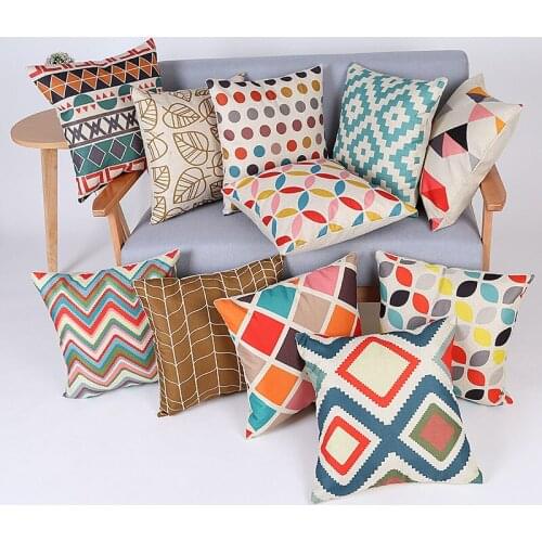 Geometric cushion cover decorative throw pillows chair almofadas para sofa pillow cover cojines cushion cushions home decor