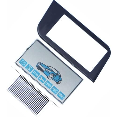 E90 LCD display flexible cable + LCD keychain Glass for Starline E90 remote controller display with Zebra Stripes free shipping