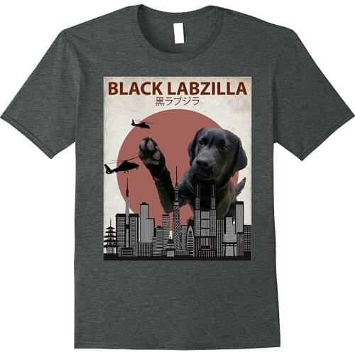 2019 Hot sale Fashion 100% cotton Black Labzilla | Funny Labrador Retriever Lab Dog T-Shirt Tee shirt