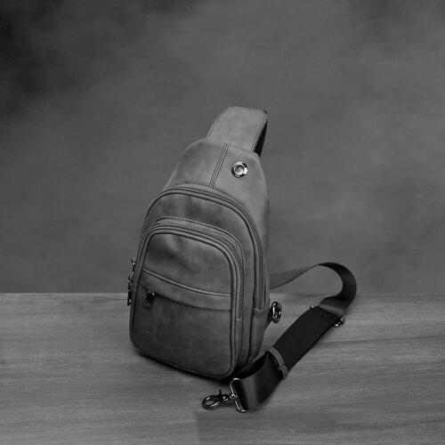 Newhotstacy Bag 07292021 Mens chest bag canvas single shoulder bag cross body bag