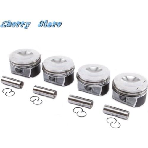 NEW 06D 107 066 AB 82.5mm STD Engine Piston Assembly For VW Golf GTI Jetta Passat Audi A4 A6 Skoda Seat 2.0T Pin 20mm 06D198151B