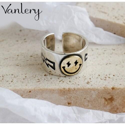 New Arrivals Charming Smile Ring for Women Boho Knuckle Party Rings Gothic Punk Jewelry Gifts for Girls