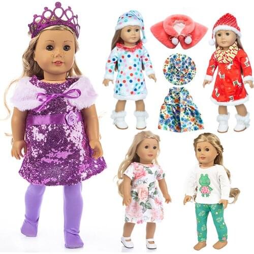 Baby New Born Doll Clothes Baby Clothes Fit 43 cm 18 inch Accessories For Toys Birthday Gifts For Girls Evening Dresses