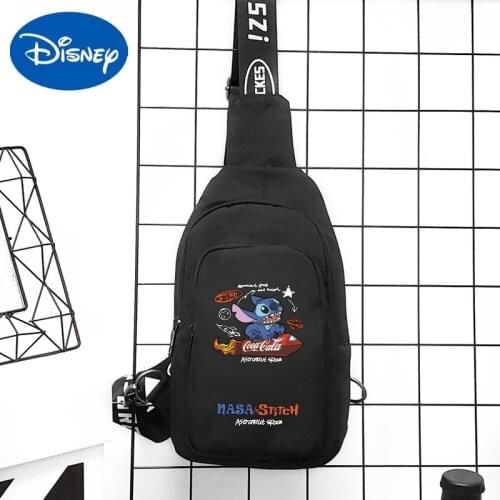 Original Disney Interstellar Baby Chest Bag Tide Super Fire Diagonal Chest Bag Stitch Stitch Cute Cartoon Men And Women