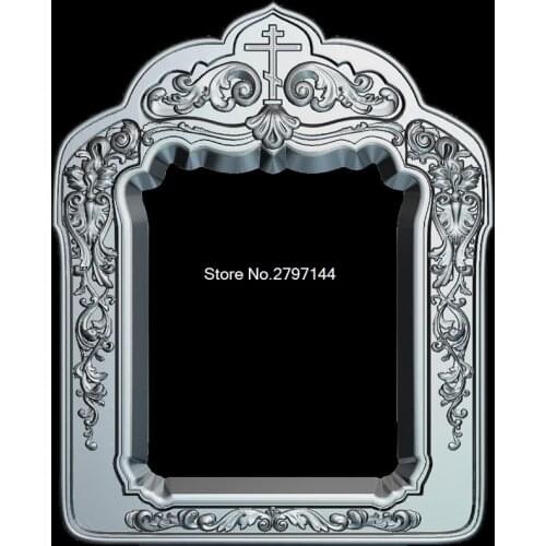 Frame 3D model relief figure STL format Religion 3d model relief for cnc in STL file format