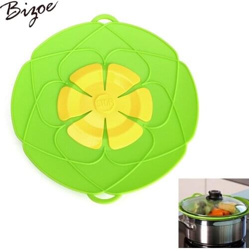 Silicone cover lid overflow plug cover kitchen accessories cooking tools flower pots spill prevention