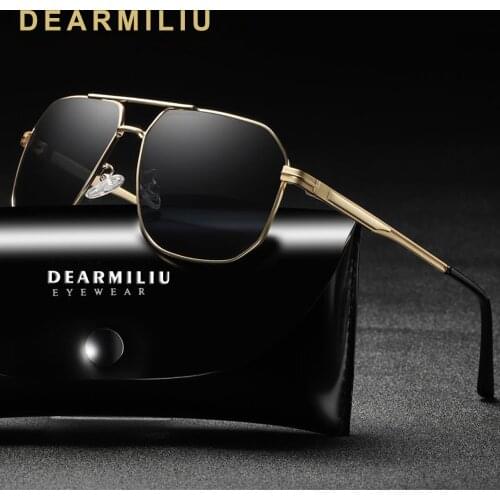 DEARMILIU 2019 Design Mens Polarized Sunglasses Women Driving vintage Mirror Sun Glasses Male UV400 Gafas De Sol For shades Men