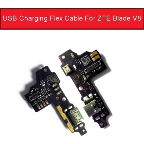 USB Charging Port Flex Cable For ZTE Blade V8 Charger Port Flex Cable For ZTE BV0800 Usb Jack Dock Flex Ribbon Replacement