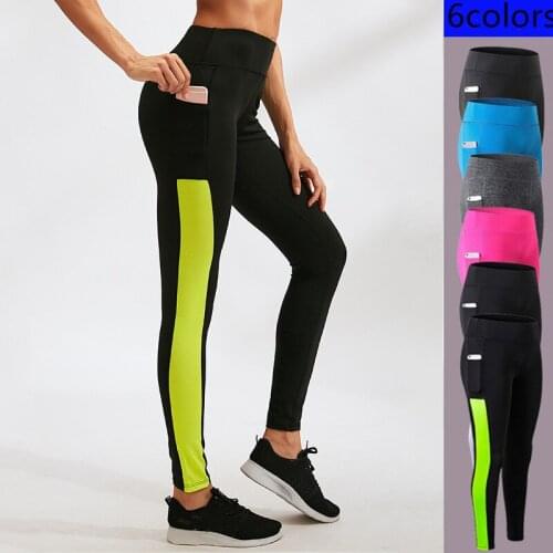 Women High Waist Sport Leggings Yoga Pants Girls Gym Dancing Running Trouser Soft Breathable Jogging Tight Sportwear