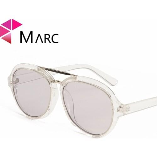 MARC New Women Brand Square Sunglasses design Women Fashion Sun Glasses Lady Gradient Grey Trendy Oversized