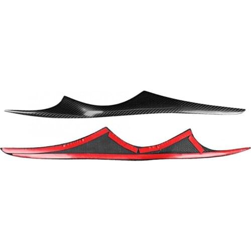 1 Pair Real Carbon Fiber Eyebrow Eyelid Headlight Cover for Toyota Corolla 2003-2008 Car-styling accessories