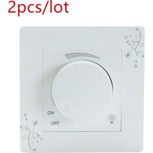 2pcs/lot LED Dimmer Switch for Dimmable Light Bulb 110v 220v Bright Controller for Adjustable Led Lights Dropshipping