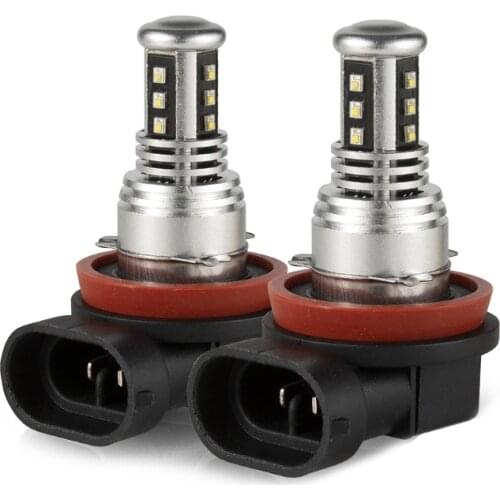 Highlight LED Fog Bulbs H7 H8 H9 H11 9005 5202 H4 High Power Super Bright 6500K Headlamp Fog Light Replacement Kit 2Pcs