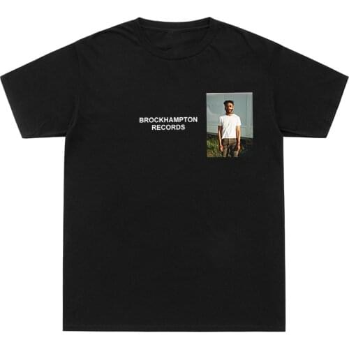 2020 Fashion T Shirt Men Women Brockhampton RECORDS Funny T-Shirts GINGER Take The Odds I'Ll Keep Dreaming Tee Shirt Cotton Tees