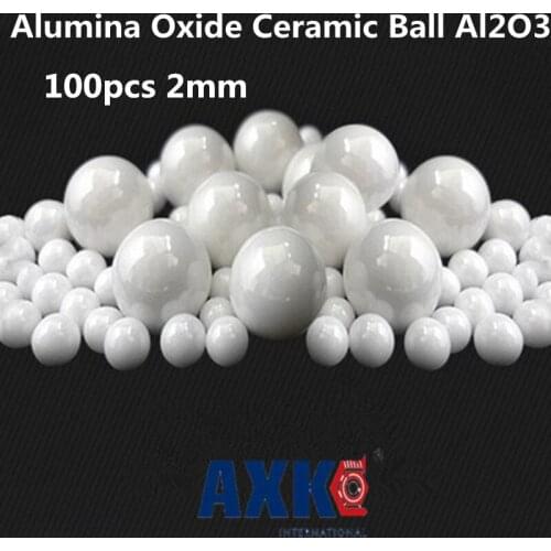 2021 Hot Sale Promotion Rodamientos 2mm 100pc 2 Mm Alumina Oxide Ceramic Ball Al2o3 For Bearing/pump/linear Slider/valvs Balls