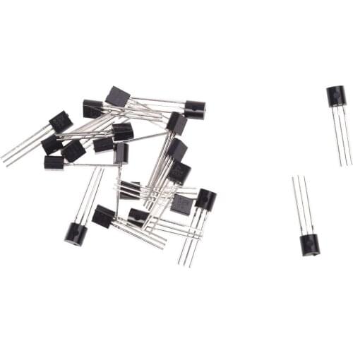 2N3904 Through Hole 3 Pins NPN Bipolar Transistors 20 Pcs