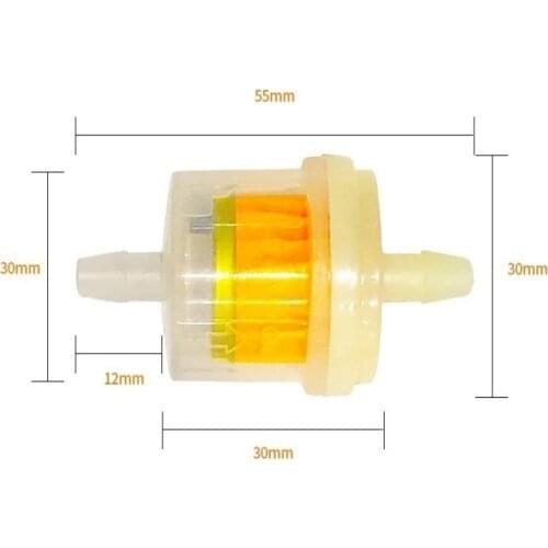 3 Pcs Motorcycle Petrol Gas Fuel Gasoline Oil Filter for Scooter Motorcycle Moped Gas Scooter Dirt Bike ATV Kart Oil Fuel Filter