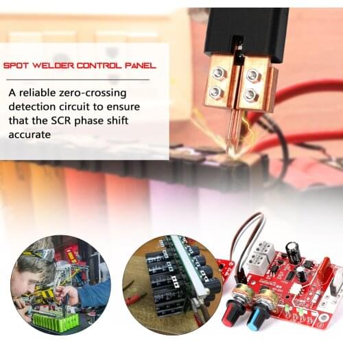Spot Welding Machine DIY Controller Panel Time and Current Control Function with Digital Display