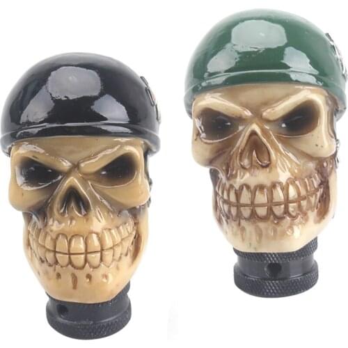 Car accessories decorative skull shift knob car manual shift lever shift lever knob shift knob