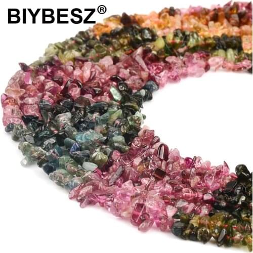 Irregular Crystal Gravel Natural Stone Beads Charms Loose Spacer Beads For Jewelry Making DIY Bracelet Necklace Accessories