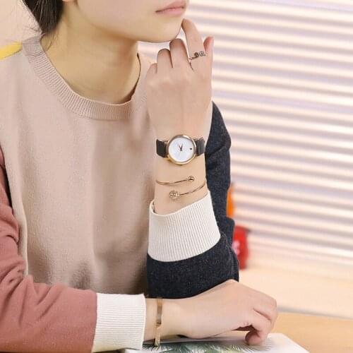 Womens Watches Fashion Leather Wrist Watch Women Watches Ladies Watch Clock Mujer Bayan Kol Saati Montre Feminino Reloj Mujer