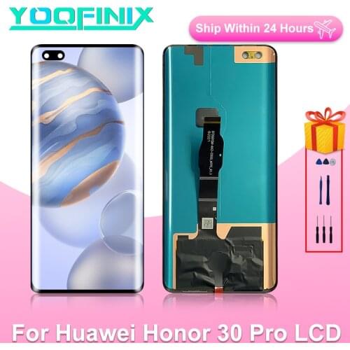 6.57" For Huawei Honor 30 Pro Display LCD Touch Screen Digitizer Display Replacement Parts For Honor 30 Pro EBG-AN00 LCD
