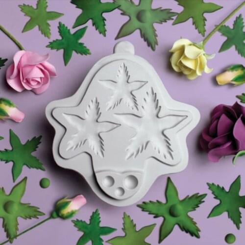 Flower Pro Calyx Trio Moulds Fondant Cakes Decor Tools Silicone Molds Sugarcrafts Chocolate Baking Tools For Cakes Gumpaste Form