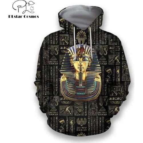 Egyptian God Eye of Horus Egypt Pharaoh and Symbols 3D Print Men Hoodie Harajuku Fashion Hooded Sweatshirt Street Unisex hoodie
