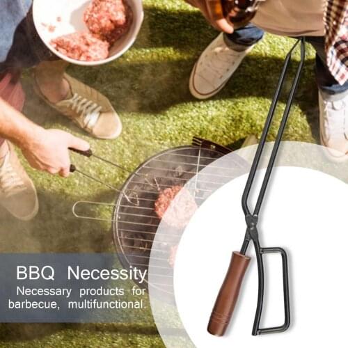 Barbecue Carbon Clip Durable Ingenuity And Ergonomics Durable Cooking Tong Salad Charcoal Clamp Meat Clip Kitchen Tool