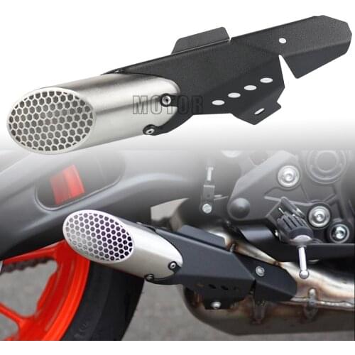 FOR YAMAHA MT-07 2014 2015 2016 2017 2018 2019 2020 2021 MT 07 MT07 Motor Style exhaust cover Accessories Exhaust Muffler Pipe