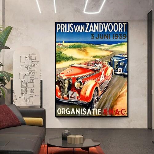 Organisatle KNAC 1939 June 3 Poster Painting Canvas Print Nordic Home Decor Wall Art Picture For Living Room Frameless