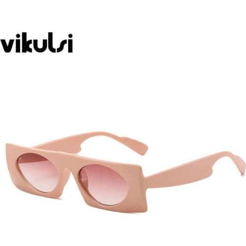 2019 Unisex Candy Color Rectangle Sunglasses For Women Men Luxury Brand Hip Hop Sun Glasses For Male Trend Catwalk Glasses Women