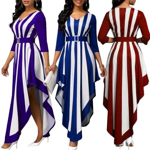 2021 New Bangladesh Abaya Turkey Stripe Dress 5XL Caftan Marocain Muslim Fashion Ramadan Plus Size Dubai Abaya Islamic Clothing